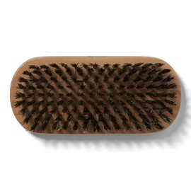 Brush Strokes Firm Military Style Boar Bristle Brush, Normal Fine or Damaged Hair, Reduces Static