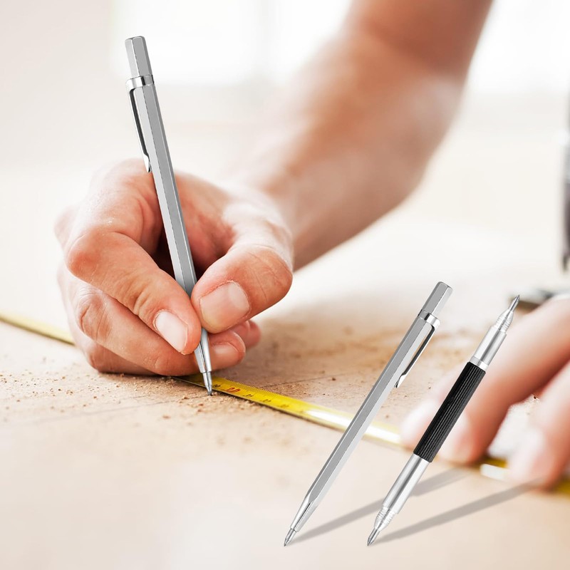2 Pcs Glass Scriber Pen, Metal Scribe Pen Tool, Tungsten