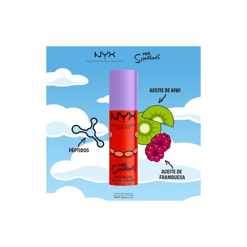 NYX PROFESSIONAL MAKEUP Rubor Líquido Fat Cheeks Snarky Scarlet (rojo)