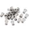 30PCs 1/4"-20 Stainless Steel Rivet Nuts Nutsert Threaded Rivet Insert