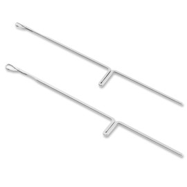 DELIFE 9KM - Aguja de cierre inverso, 6/7 piezas para cuerda de asistencia, kit de agujas de pesca, accesorios de empalme de anillos (1 ~ 6 #) / (1 ~ 7 #)