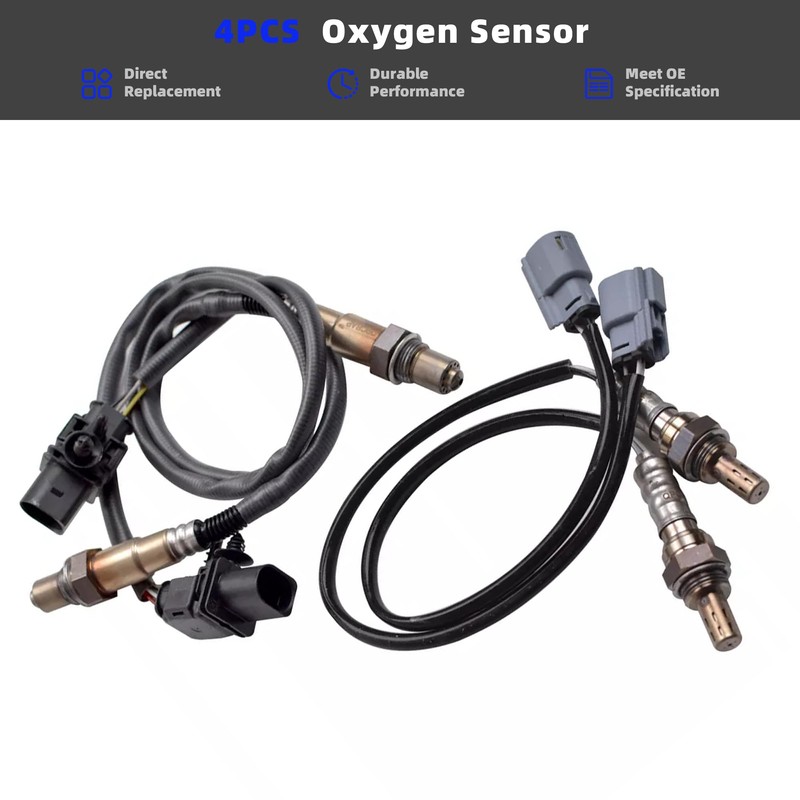 A-tnewb 4PCS Oxygen O2 Sensor 4PCS Fit for 2011-2014 Ford