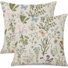Coeufuedy Spring Decorative Pillow Covers 18 x 18 Inch Set