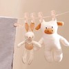 Feelorna 20 Pcs Velvet Hangers Clips, Non-Slip Clothes Hanger Clips