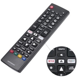 AKB75095307 Universal Replace Remote Control fit for LG TV 32LJ550M 43LJ5500 43UJ6300 43UJ6500 49LJ5500 49UJ6300 49UJ6500 55LJ5500 55UJ6300 55UJ6540 60UJ6050 60UJ6300 65UJ6300 65UJ6540 75UJ657A