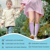 fenglaoda Compression Socks Women Men 4 Pairs, Knee High Support