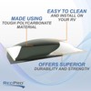 RecPro RV Skylight Cover Bubble | Impact-Resistant Rectangular Exterior Dome