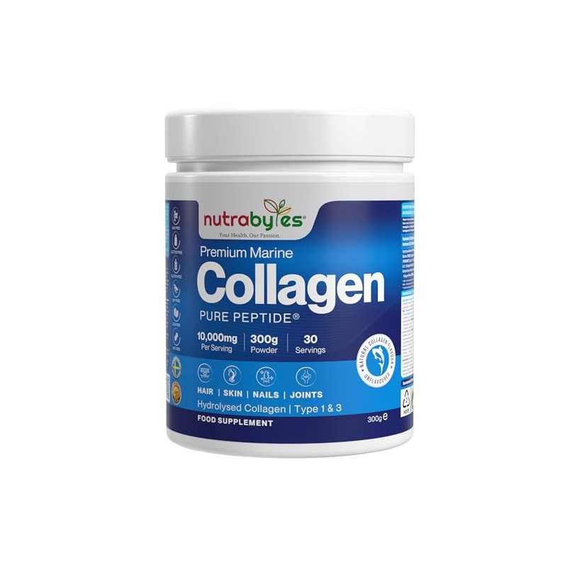 Marine Collagen Powder 10000mg | Type 1 & 3 Unflavoured