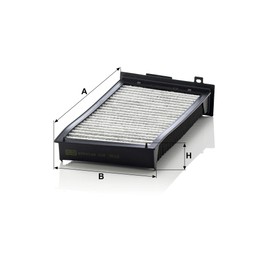 Original MANN-FILTER Interior Filter CUK 3518 – Pollen filter with active charcoal – For passenger cars