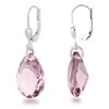 Schöner-SD 925 Silver Drop Earrings Crystal, Silver