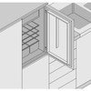 Gedotec H10416 Hinge Kitchen Pot Hinge for Fridge Doors -