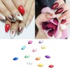 KADS AB 120PCS Nail Art Rhinestones Glitters Acrylic Tips Manicure
