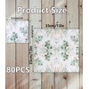 Frundoo Pack of 40 Napkins Eucalyptus Green Eucalyptus Decorative Napkins