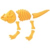 EDUPLAY Triceratops 160310 Sand Moulds 7-Piece Set Yellow