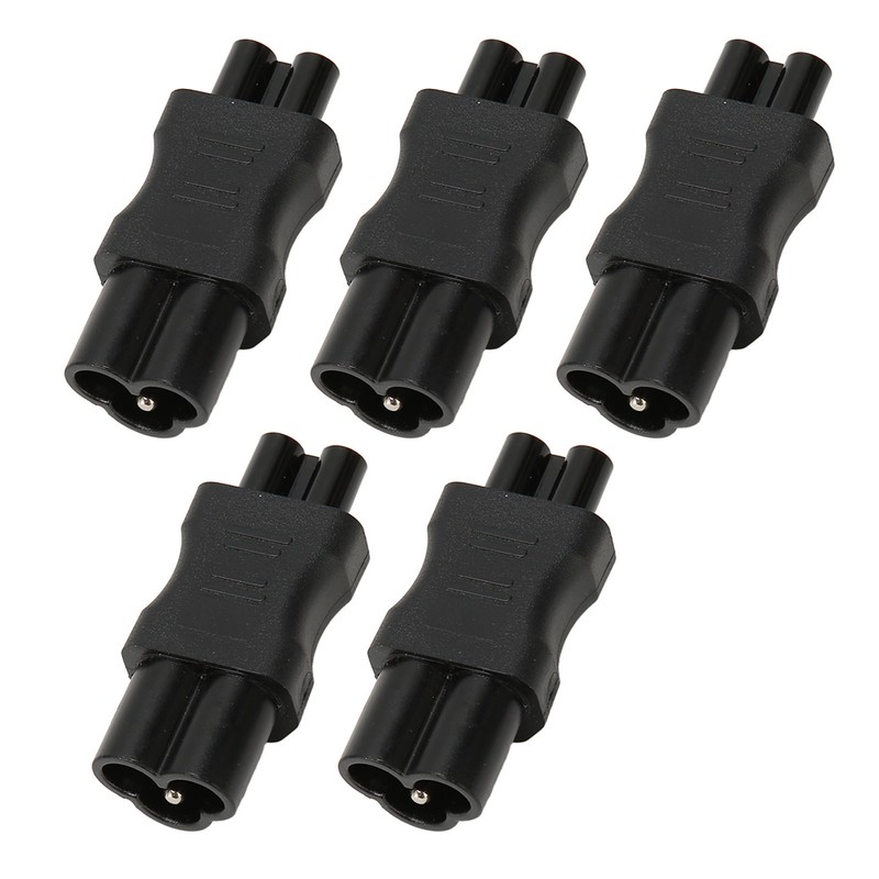 5 Pcs IEC320 C6 to IEC320 C5 Power Adapter Computer