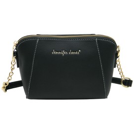 JENNIFER JONES - Fashionable Women's Handbag - Small Shoulder Bag - Crossbody Bag - Shoulder Bag for Going Out, black