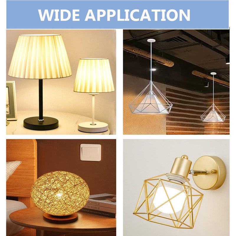 E12 Lamp Shade Collar Rings, E12 Lock Socket Adapter with