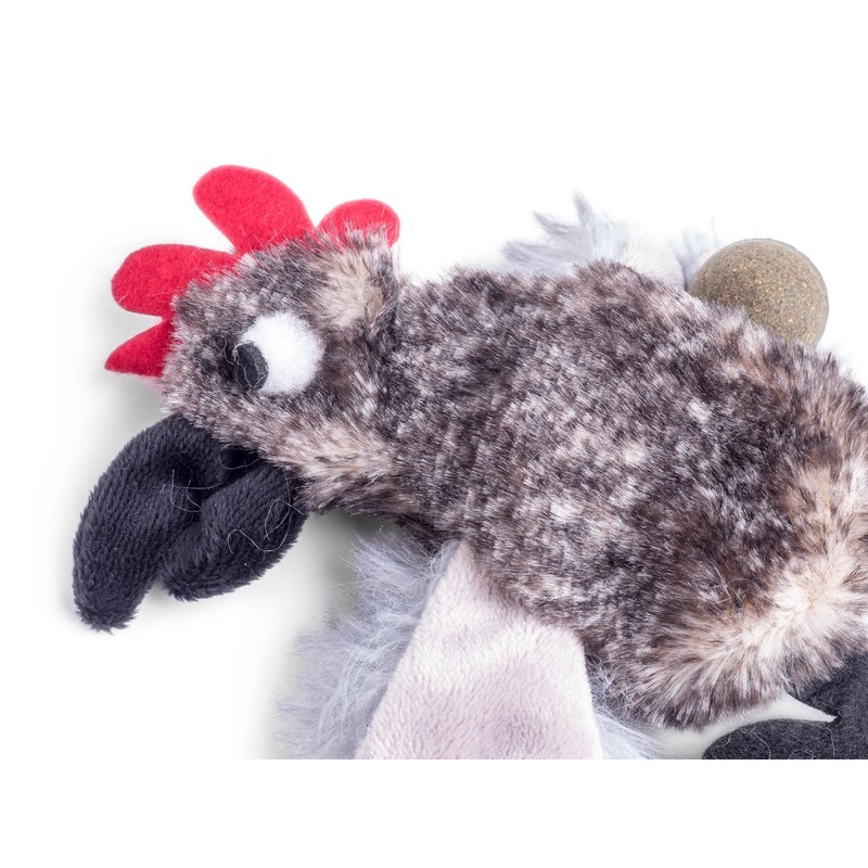 Petface Refillable Catnip Plush Cockerel Cat Toy