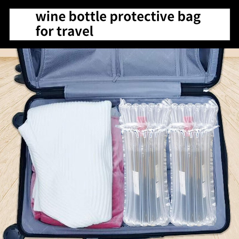 Wine Bottle Travel Protector Bags, Conilly 10 Packs Inflatable Air