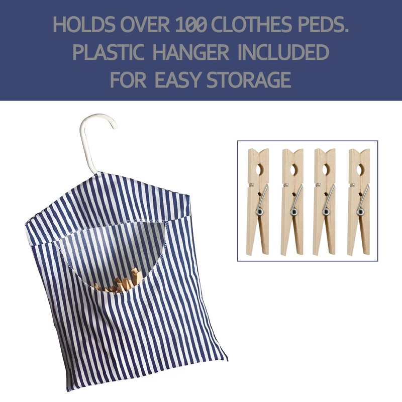 S & S PRODUCTS 1 Piece Hanging Peg Bag with