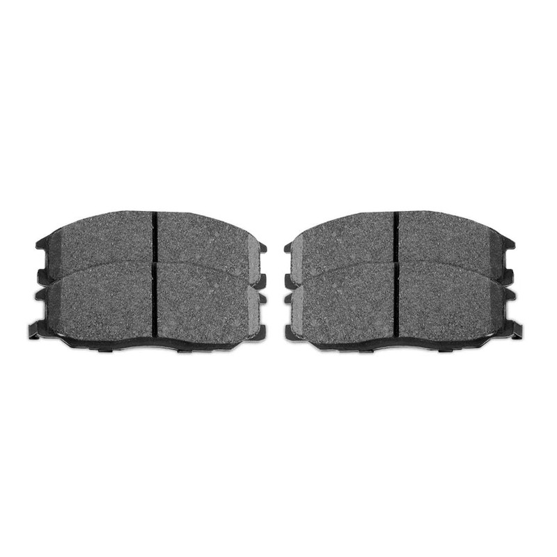 AutoShack Front and Rear Ceramic Brake Pads Set 8pcs Replacement