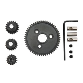 54T 0.8 32 Pitch 3956 RC Car Spur Gear with 15T 17T 19T Pinion Set for Traxxas Slash 4x4 4WD