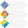 White Bandana, 22 In x 22 In Cotton Bandanas Bulk,