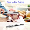 Stainless Steel Chopped Onion Cutter, Multi-Functional Foods Speedy Chopper Onion