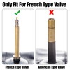 X AUTOHAUX 2pcs Tire Valve Caps French Dust Covers for