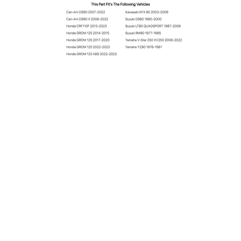 Flex-Hone Cylinder Ball-Hone 49-51mm for Yamaha YZ80 1976-1981