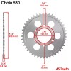 Suzuki Drive Chain & Sprockets for Suzuki GSF1200 GSF1200S Bandit