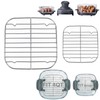 Buwesru 2Pcs Stainless Steel Crisper Rack Replacement for Ninja FN101