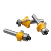 Bestgle 5Pcs 8mm Shank Round Over Edging Router Bits Woodworking