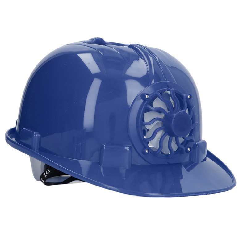 Hard Hat with Solar Fan Plastic Ventilated Safety Helmet Breathable