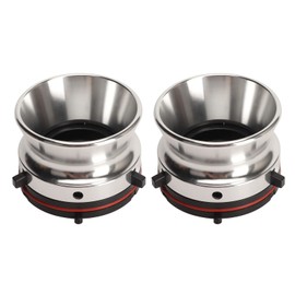 1 Pair NAB Hub Adapters, Aluminum Alloy 10 Inch Opener Universal Loading Device for Studer ReVox, for Akai, for Teac, for Reel to Reel Tape Recorders (Silver)