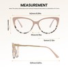 Cyxus Cat Eye Glasses Frame Blue Light Glasses for Men