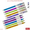ELKOS BLUE Ballpoint Pens, 0.7mm Fine Point, Pack of 10,