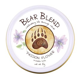 Bear Blend Organics Passion Flower Smokable Herbs, Passiflora Incarnata, 12g