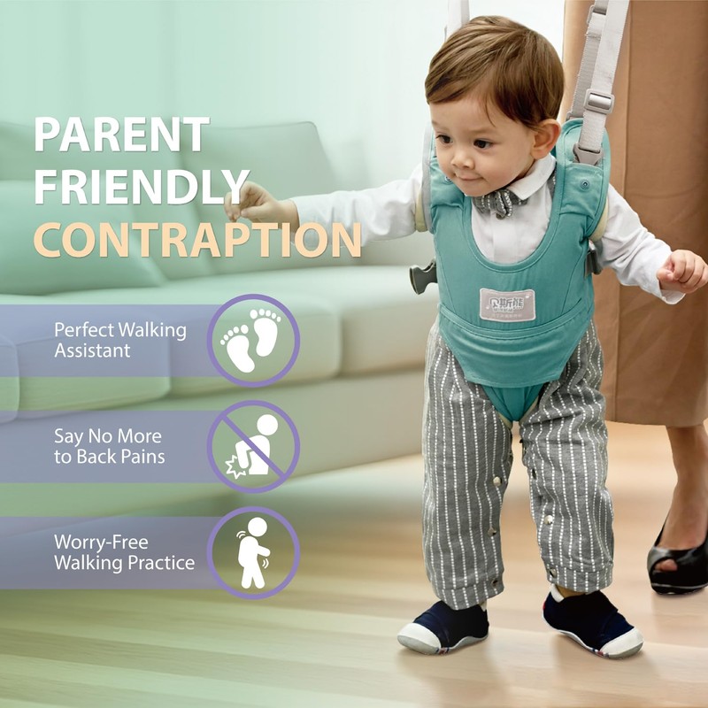 Baby Walking Harness-Handheld Assistant Belt- Toddler Infant Walking Aid for