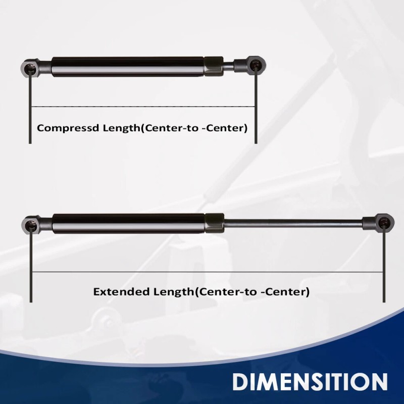 Unbranded 2x Hood Lift Support Shock Struts for Aston Martin