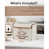 COCO BIRD Folding Bread Proofing Box with Window & Hygrometer,