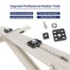WeCooper Rooftop Mini Split Mount Bracket 9000to24000BTU,Heavy Duty Adjustable Roof