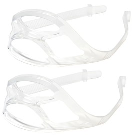 2 PCS Silicone Replacement Universal Dive Scuba Mask Strap Swimming Goggles Strap for Diving Swimming Snorkeling Accessories For Diving Swim Snorkel(Transparent)