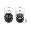 QWORK ER11 A Collet Clamping Nuts for CNC Milling Chuck