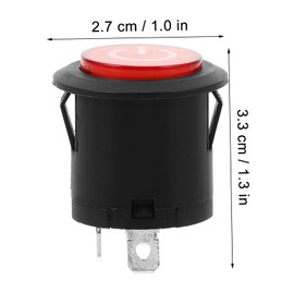 BESPORTBLE Electric Ride Start Button Safety Press Switch for Electric Car Quick Installation Unique Design Versatile Replacement Part for Childrens Vehicles