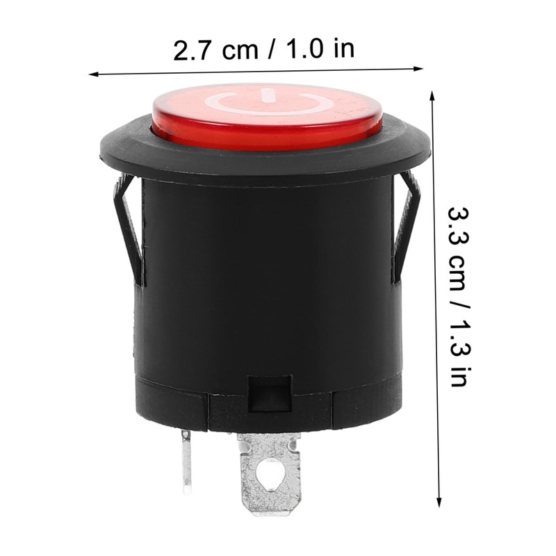 BESPORTBLE Electric Ride Start Button Safety Press Switch for Electric