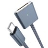 140W USB-C to MagSafe 3 Fast Charging Cable 6.6FT Braided