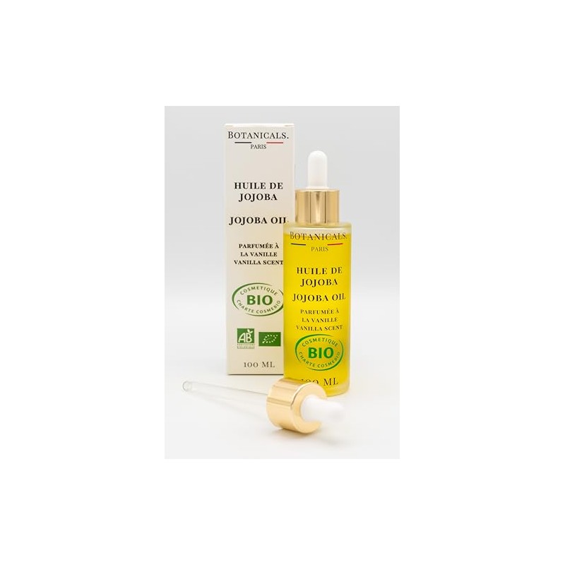 Botanicals Organic Jojoba Oil 100ml Moisturises and Regulates for Balanced