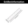 Set of 6 Rulers 15 cm Primary School, Small Ruler