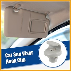Partuto Car Sun Visor Clip Plastic Sun Visor Hook Clip Sun Visor Clip Retainer Fit for Nissan 350Z - Pack of 1 Gray Durable Material Replacement